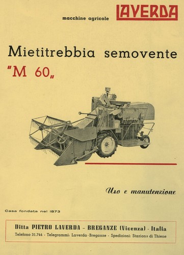 Mietitrebbia laverda 60 - mietitrebbia, m