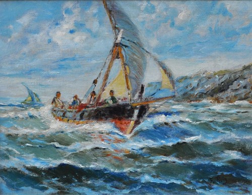 Antico quadro impressionista - ,