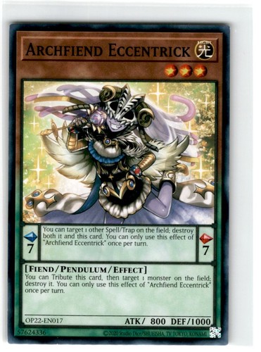 Archfiend eccentrick - yu-gi-oh!,