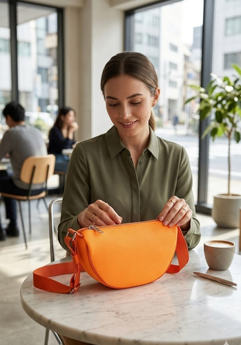 Borsa tracolla mezzaluna - a, a