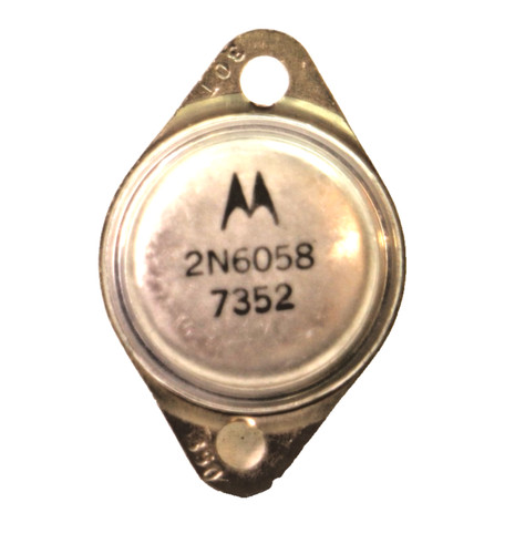 Motorola 2n6058 transistor - motorola,