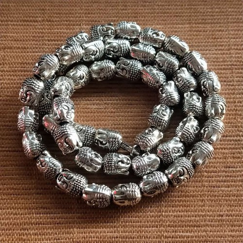 Collana testa buddha - testa,