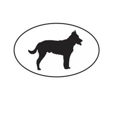 Beauceron Euro Oval Sticker