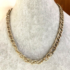 Collana catena metallo tono