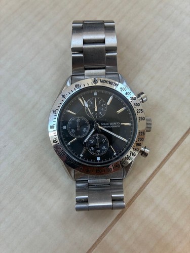 Dolce chronograph watch - dolce,