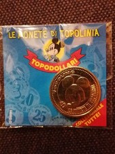 Le monete di Topolinia Walt Disney 2019 Topolino nuova da collezione