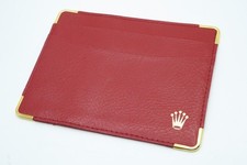 Portacarta Rolex codice rosso