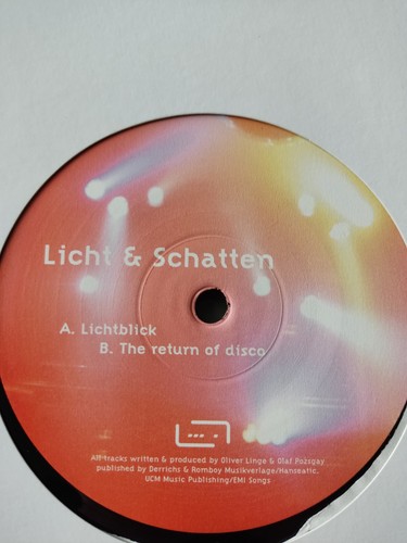 Licht schatten - &, –