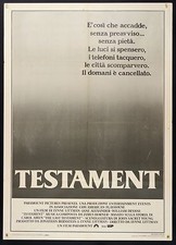 TESTAMENT di Carol Amen LYNNE LITTMAN, DEVANE, SCI-FI POSTER MANIFESTO AFFICHE