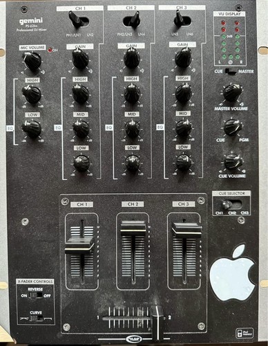 Gemini 626x mixer dj - ps-626x,