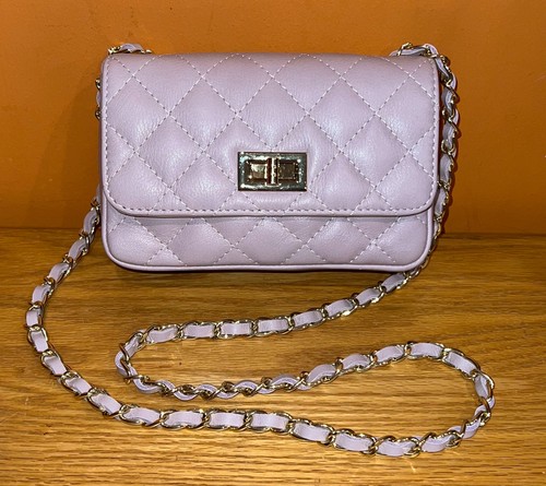 Borsa pelle piccola rosa - in,