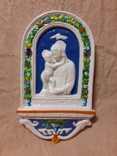 Madonna con bambino stile - madonna,