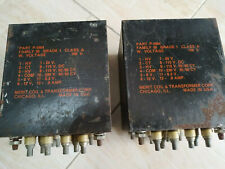 2x MERIT COIL, made in USA, trasformatori alimentazione, 230, 115, 24, 6.3 V.  