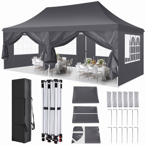 Gazebo 3x3 3x6m stabile - 3x3/3x6m,