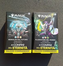 Magic 2 Deck Set Commander Segnalini dal Futuro + Plasmatore del Mondo ITA Mazzi