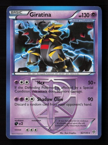 Carta pokemon giratina team - pokemon,