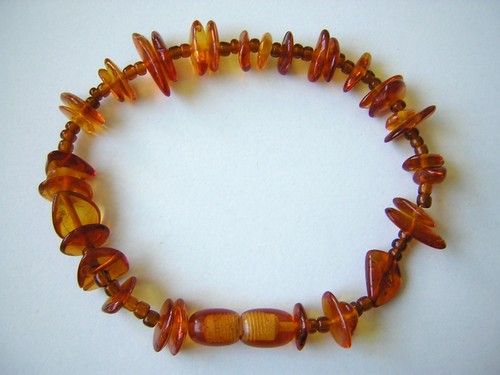 Bracciale ambra naturale - in,