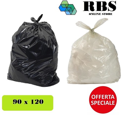 Sacchi spazzatura 90x120 neri