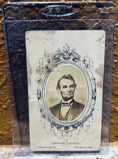 Abraham lincoln 1865 cdv - lincoln, 1865,