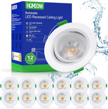 12X Faretti LED Da Incasso per