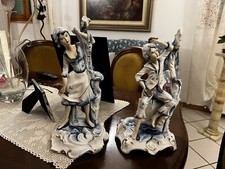 Coppia Di Statue Firmate