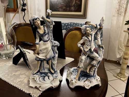 Coppia statue firmate - statue,
