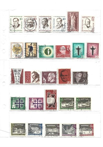 Lotto francobolli germania - l), francobolli germania