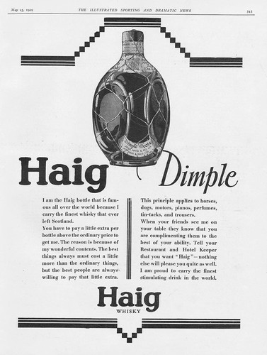 Bottiglia fossetta haig - bottiglia,