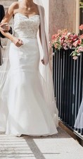 abito sposa tg. 36-38 con velo