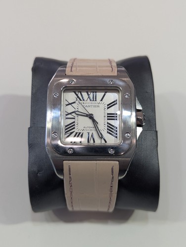 Cartier santos 100 stainless - cartier,