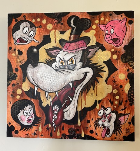 Quadro bizzarri sogni - di, lupo