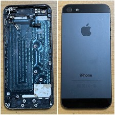 Alloggio Originale iPhone 5  scocca coperchio Telaio Body Tasti Frame Flash