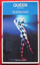 libro "QUEEN - tutti i testi