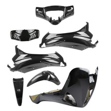 KIT CARENE 7 PZ NERO LUCIDO