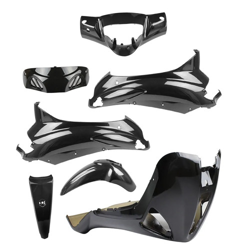 Kit carene nero lucido - 7,