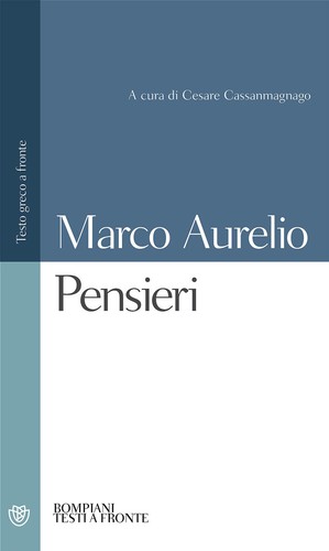 Pensieri testo greco fronte - greco, a