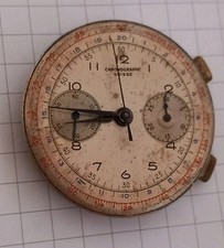 Movimento Chronograph Landeron 48 Per Pezzi Di Ricambio O Riparazione Bilanciere