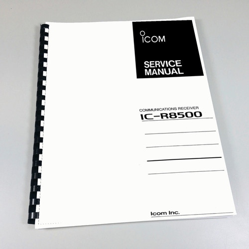 Icom r8500 manuale di - manuale,