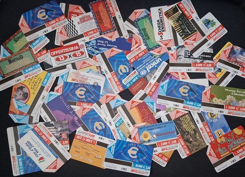 Lotto schede telefoniche - schede,