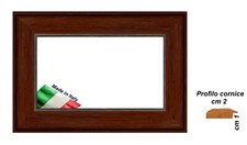 Cornice in noce arte povera in