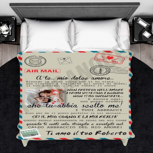 Plaid per lei - per, lettera