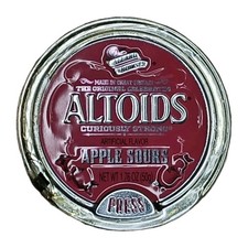 Latta sigillata Altoids Apple Sours 2005 rara fuori produzione da collezione NOS come nuova vintage
