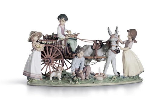 Lladro enchanted outing - lladro, "enchanted