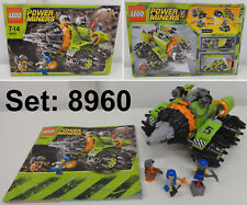 Gioco Game LEGO Set Power Miners 2009 Completo 8960 Trivella  Thunder Driller