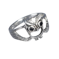 Gufo Anello 925er Argento