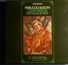 BUSONI COMPOSIZIONI PER PIANO CAMPANELLA BOX LP + BOOK SPECIAL ED ITALY MINT '80