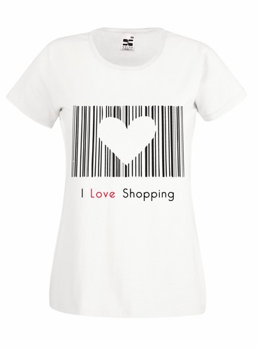 Maglia love shopping shirt - i,