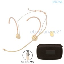 Microfono microfono testa pieghevole per AKG 3 pin XLR mini con custodia