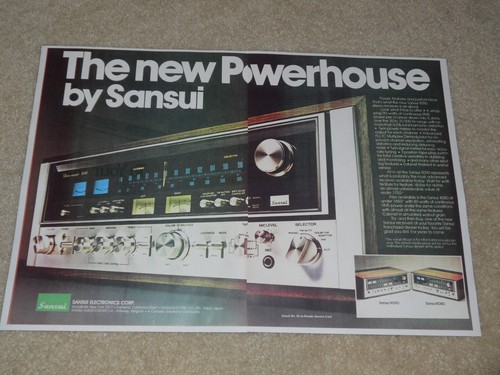 Pubblicità sansui 9090 - sansui,