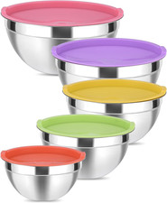 Set Ciotole in Acciaio Inox